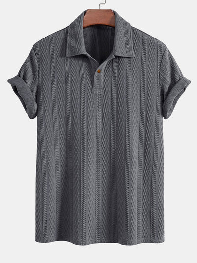 Raymond | Short Sleeve Jacquard Polo