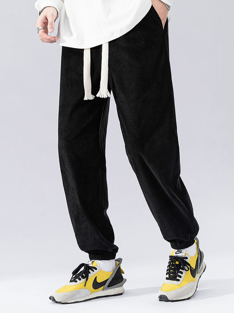 Adrián® | Drawstring Corduroy Joggers
