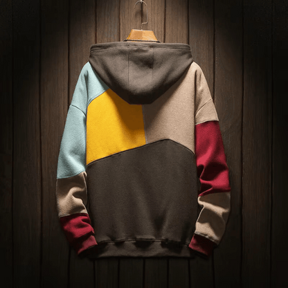 Guillermo® | Oversized Patchwork-Hoodie