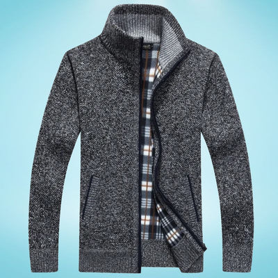 Jorge® | Faux Fleece Zip Up Sweater