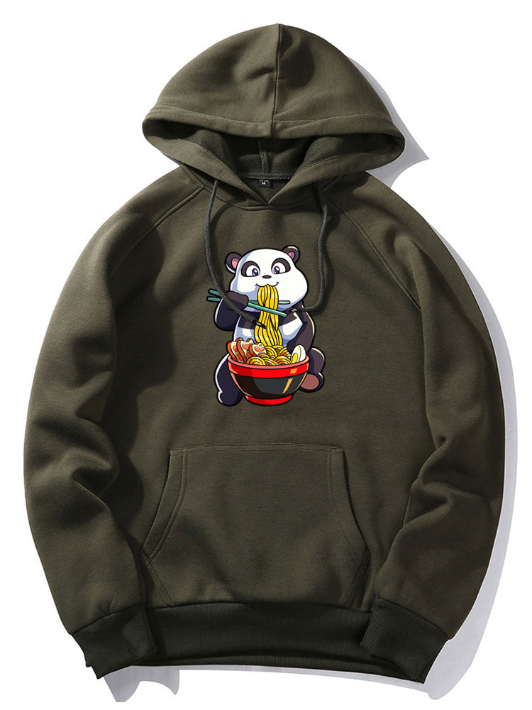 Lars | Panda Eating Ramen Print Hoodie