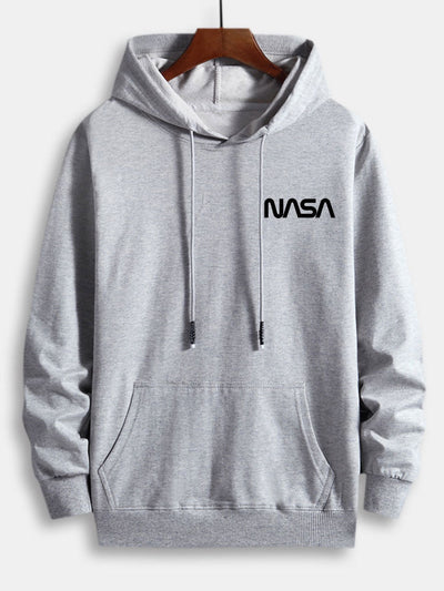 Alfred | NASA Print Cotton Hoodie
