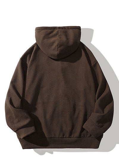 Gael | Relaxed Waffle Zip Hoodie