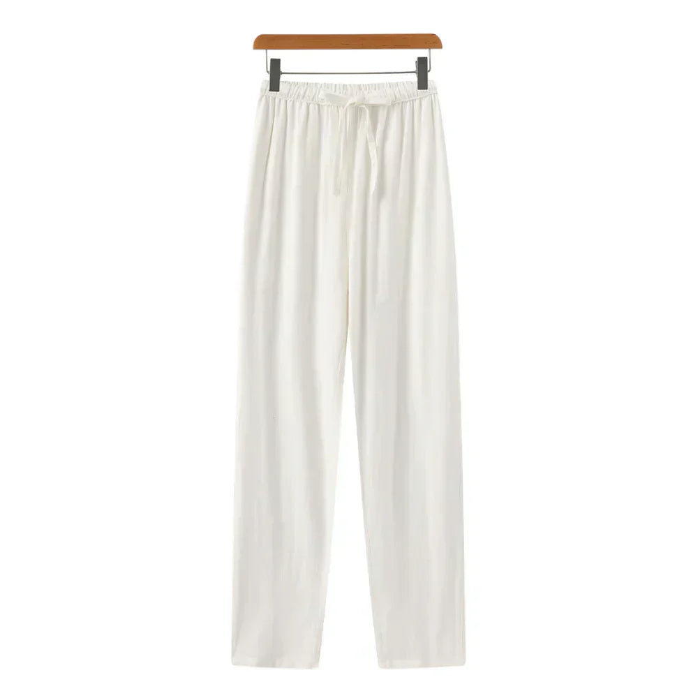 Corban | Slim linen pants