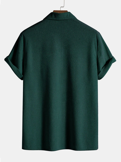 Ulric® | Short Sleeve Corduroy Polo Shirt