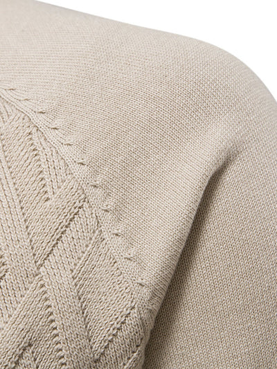 Erasmo® | Geometry Jacquard Crewneck Sweater