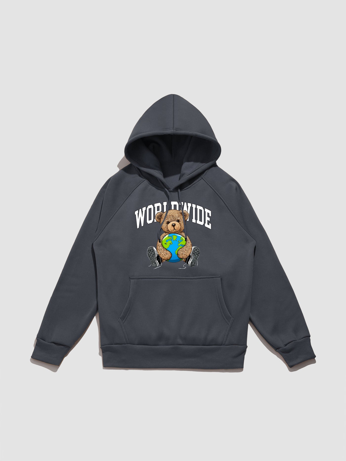 Wesley | Worldwide Bear Print Hoodie