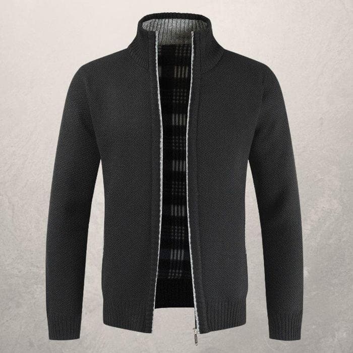 Jett® | Patterned Zip-Up Cardigan For Men