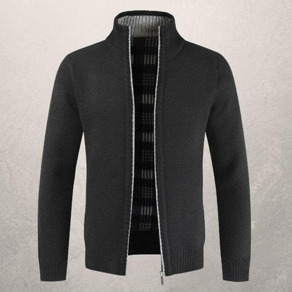 Jett® | Patterned Zip-Up Cardigan For Men