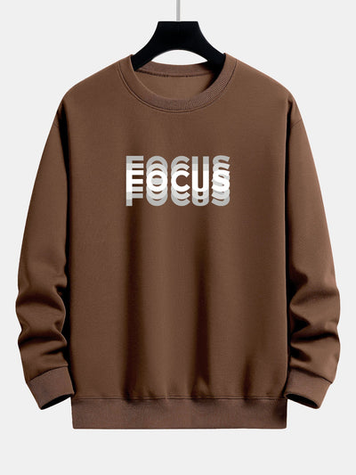 Javier® | Focus Print Relax Fit Sweatshirt