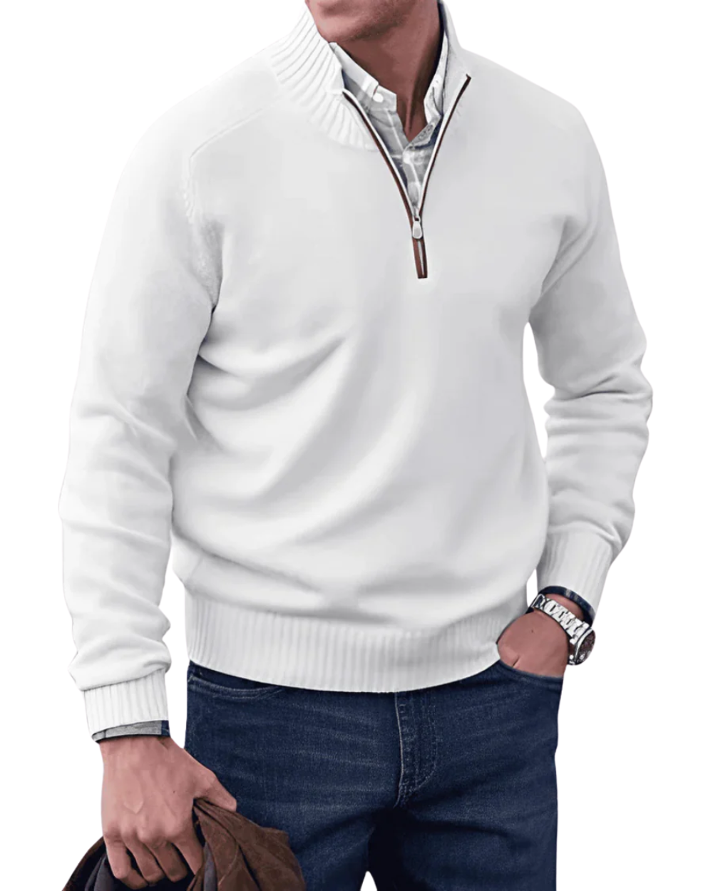 Moses | Casual Zip Sweater