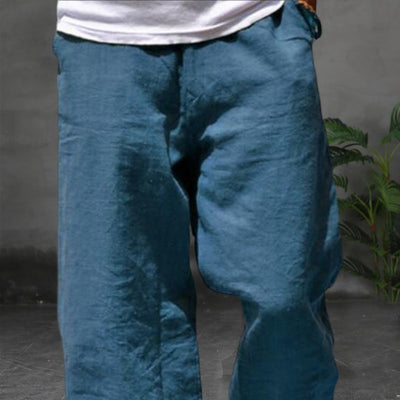 Barnaby® | Men'S Breathable Soft Casual Trousers With Elastic Waist