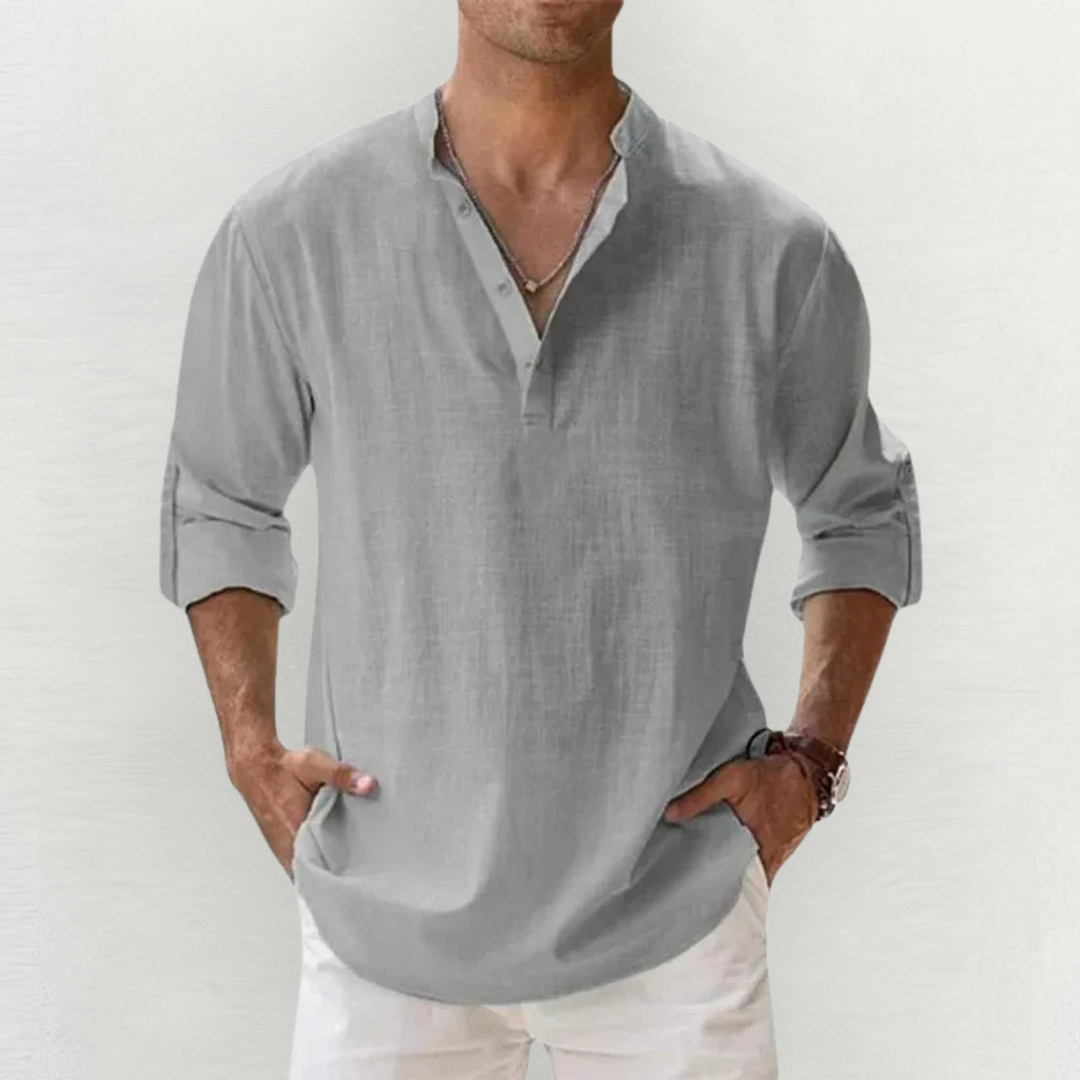 Santino® | Premium Cotton-Linen Stretch Shirt