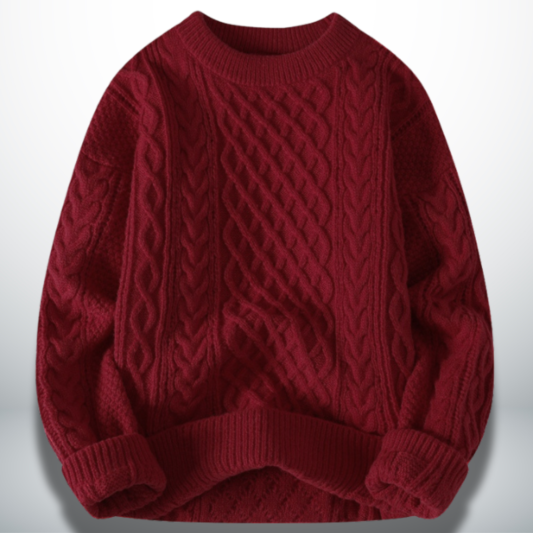 Atanasio® | Elegant Men's Crew Neck Sweater