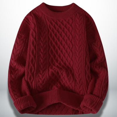 Atanasio® | Elegant Men's Crew Neck Sweater