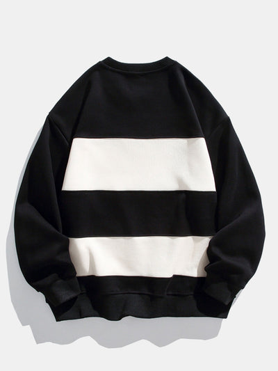 Arminius® | Relax Fit Color Block Crew Neck Sweatshirt