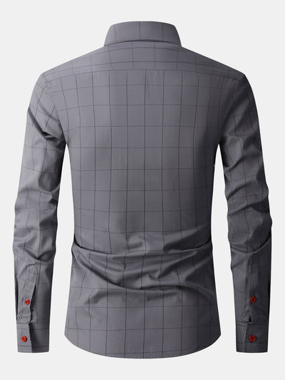 Franco® | Long Sleeve Plaid Button Up Shirt