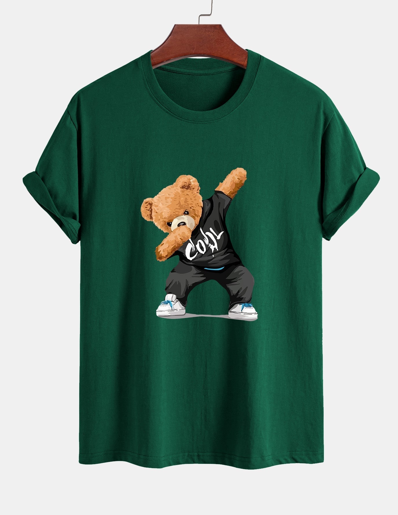 Guido® | Cool Bear Print Cotton T-Shirt