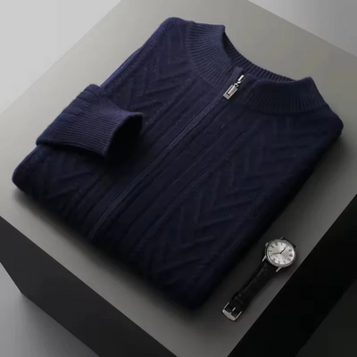 Xavier | Verona Cashmere Pattern Vest