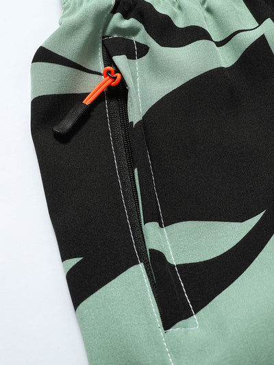 Jonathan® | Color Block Print Zipper Pocket Shorts