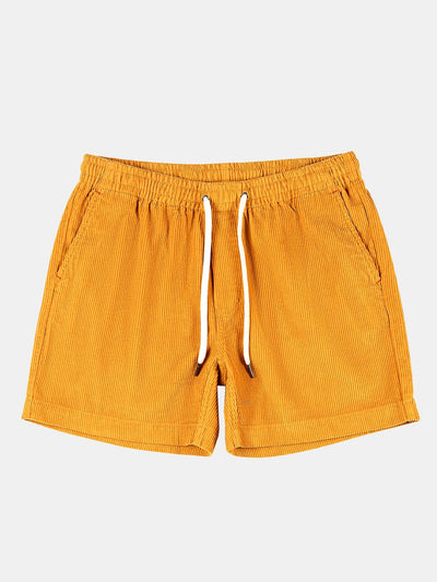 Venantius | Cotton Corduroy Drawstring Shorts