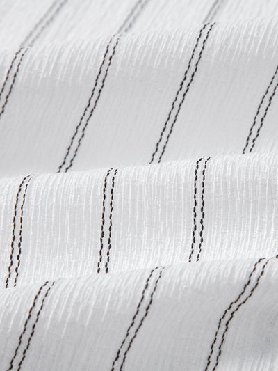 Atta® | Stripe Textured Button Up Shirt