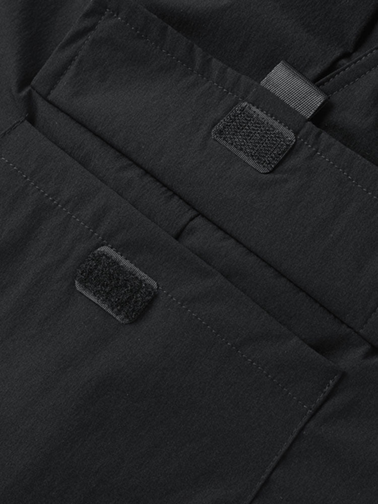 Florentine | Solid Drawstring Cargo Shorts