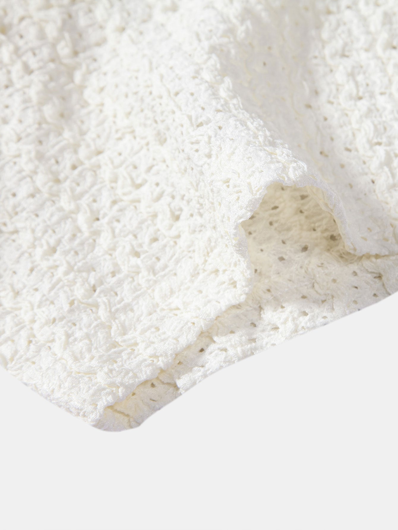 Hector® | Texture Jacquard Cuban Shirt & Linen Cotton Blend Drawstring Shorts