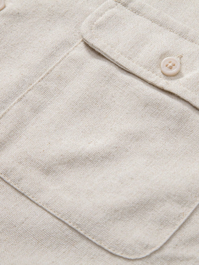 Cuno® | Linen Cuban Shirt With Pockets & Straight Leg Linen Pants