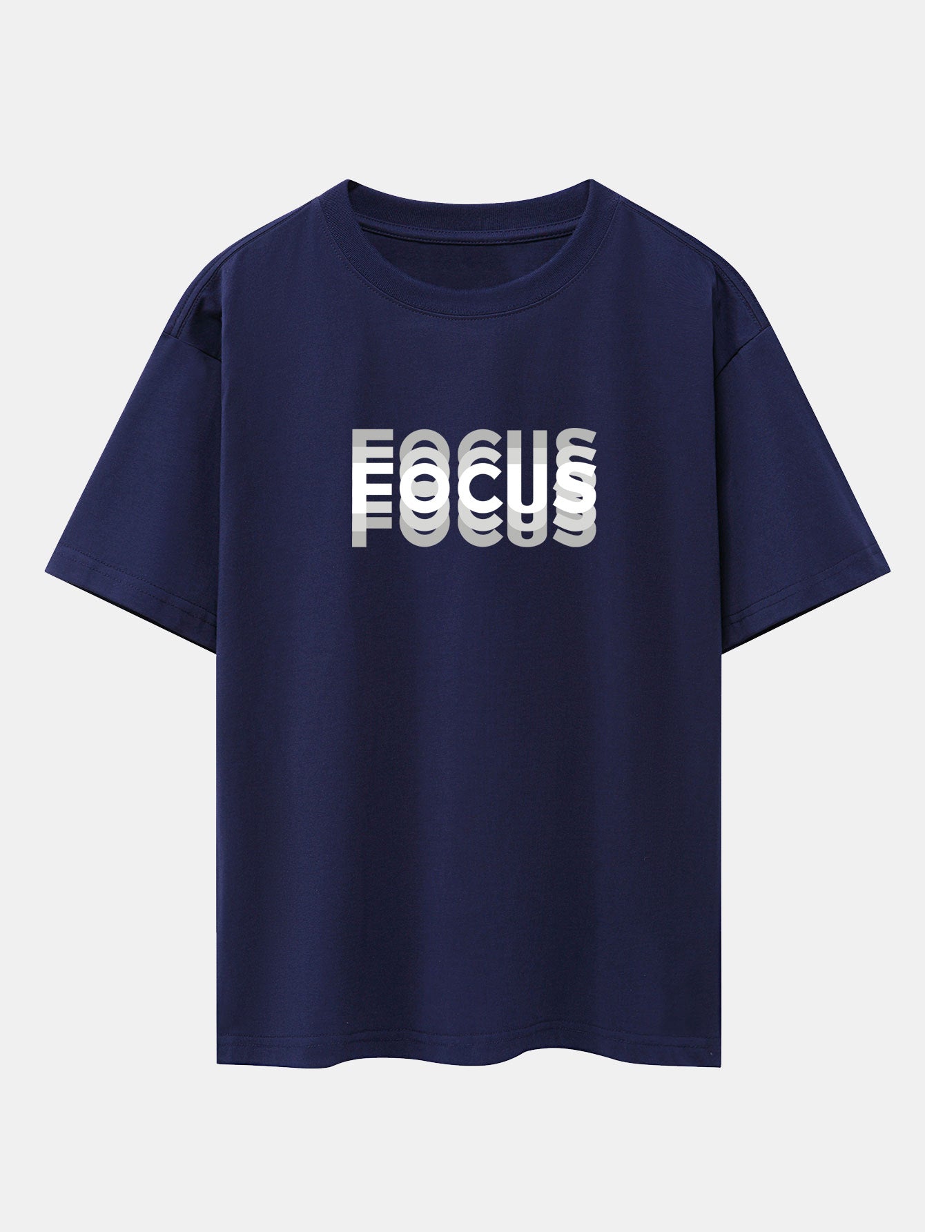 Cooper® | Focus Slogan Print Drop Shoulder Oversize T-Shirt