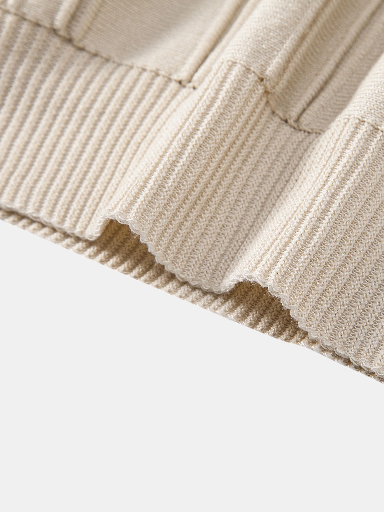 Hunter | Stripe Jacquard Zipper Knit Polo Shirt