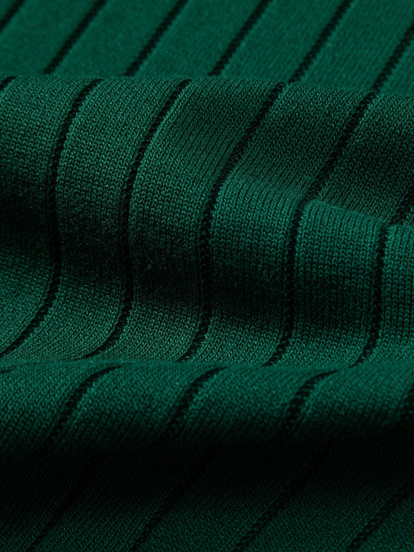 Landon | Stripe Knit Polo Shirt