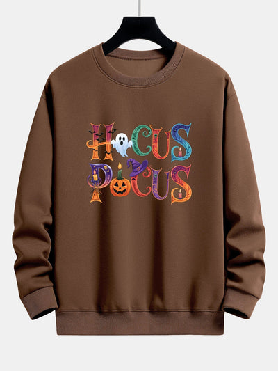 Bautista® | Halloween Hocus Pocus Print Relax Fit Sweatshirt