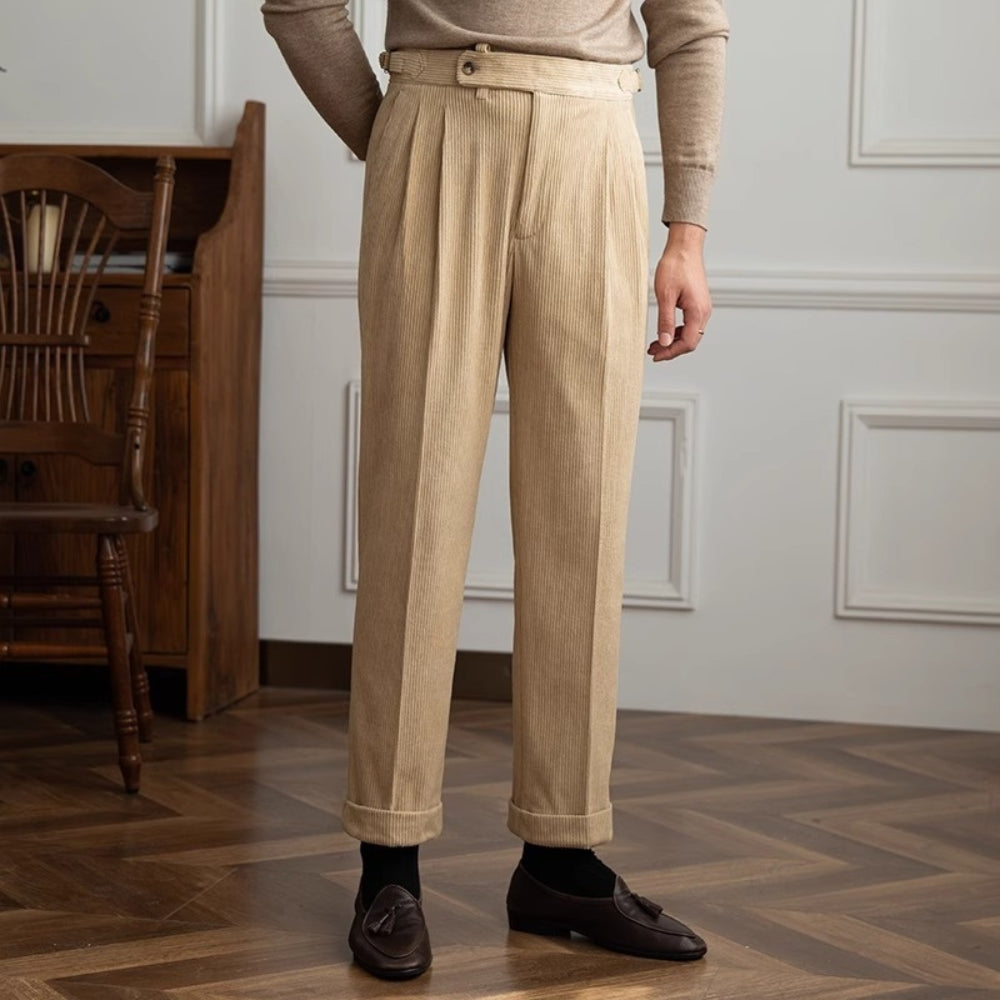 Bezemer® | MV Corduroy Drape Casual Trousers