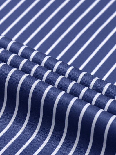 hola STRIPED LONG SLEEVE BUTTON-DOWN SHIRT