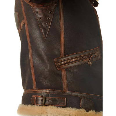 Hal | Retro-inspired men's jacket with shearling lining