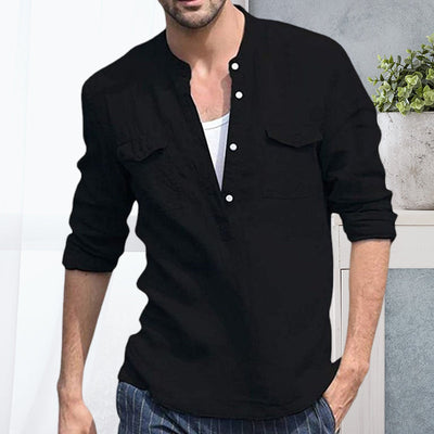 Jonathon® | Solid Color Casual Stylish Men'S Shirt