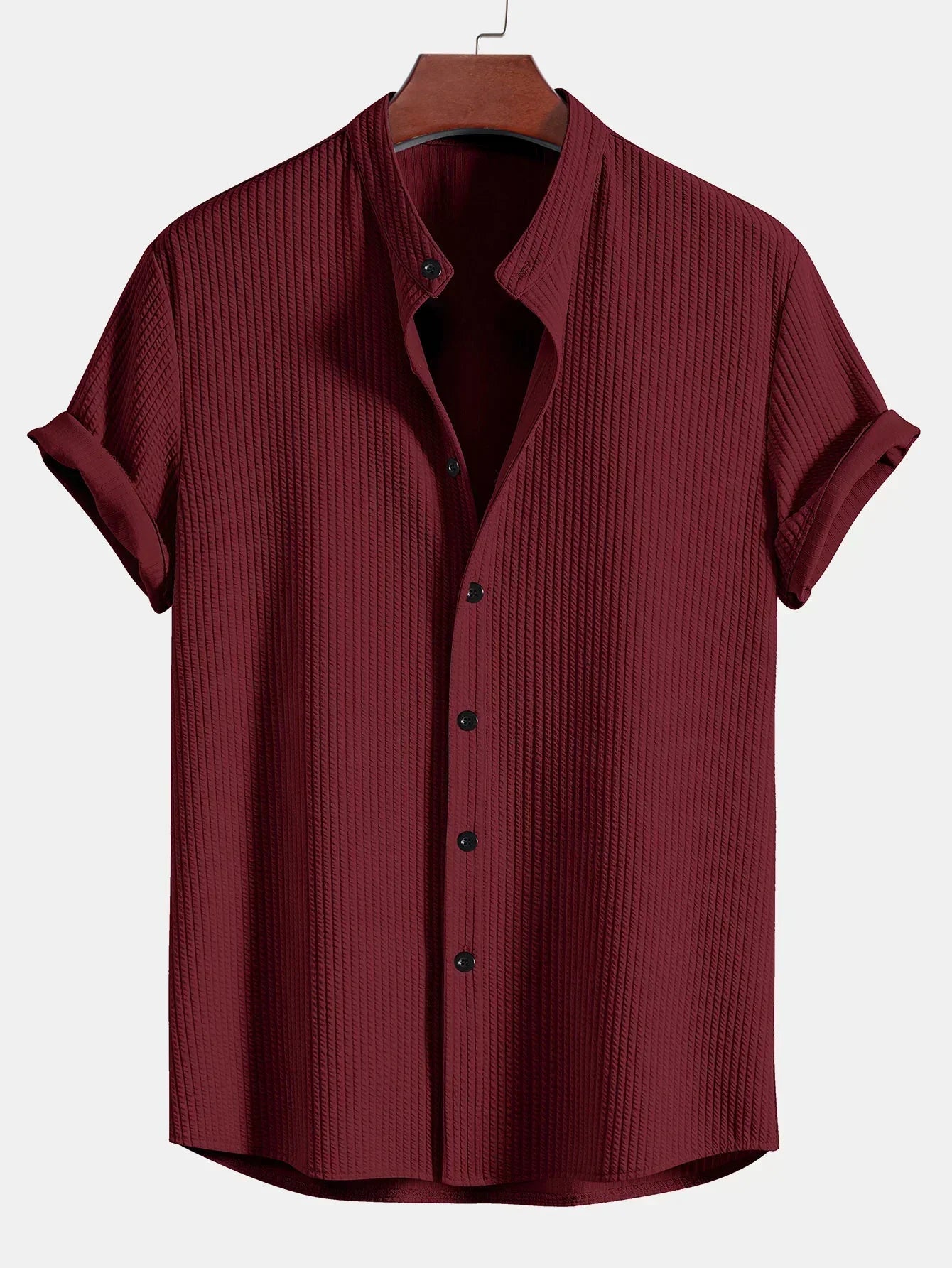 Jini | Men's structured short-sleeved button-down shirt