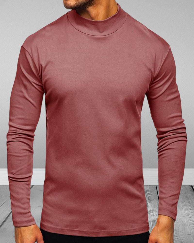 Juniper® | Men'S Solid Color Turtleneck Sweater
