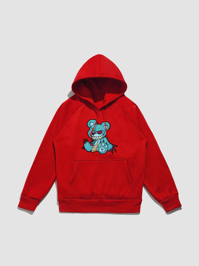 Lionel | Evil Bear Print Hoodie