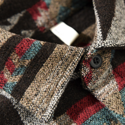 Atilio® | Warm shirt with ethnic design