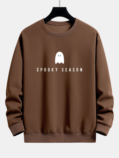 César® | Spooky Season Ghost Print Relax Fit Sweatshirt