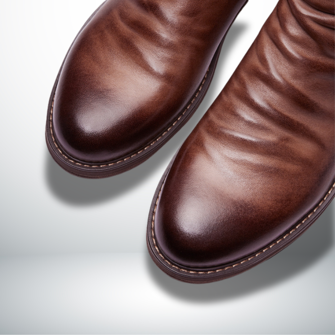 Casiano® | Elegant Men's Ankle Boots With Zip