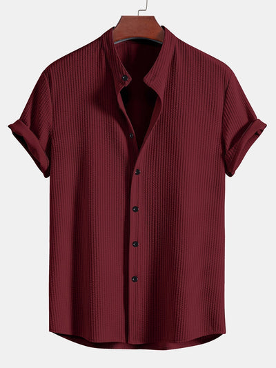 Omar® | Men'S Shirt With Stand-Up Collar