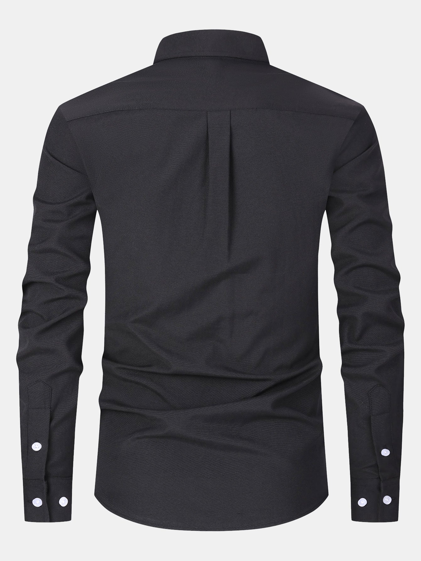 Fulvio® | Long Sleeve Pocket Button Up Oxford Shirt