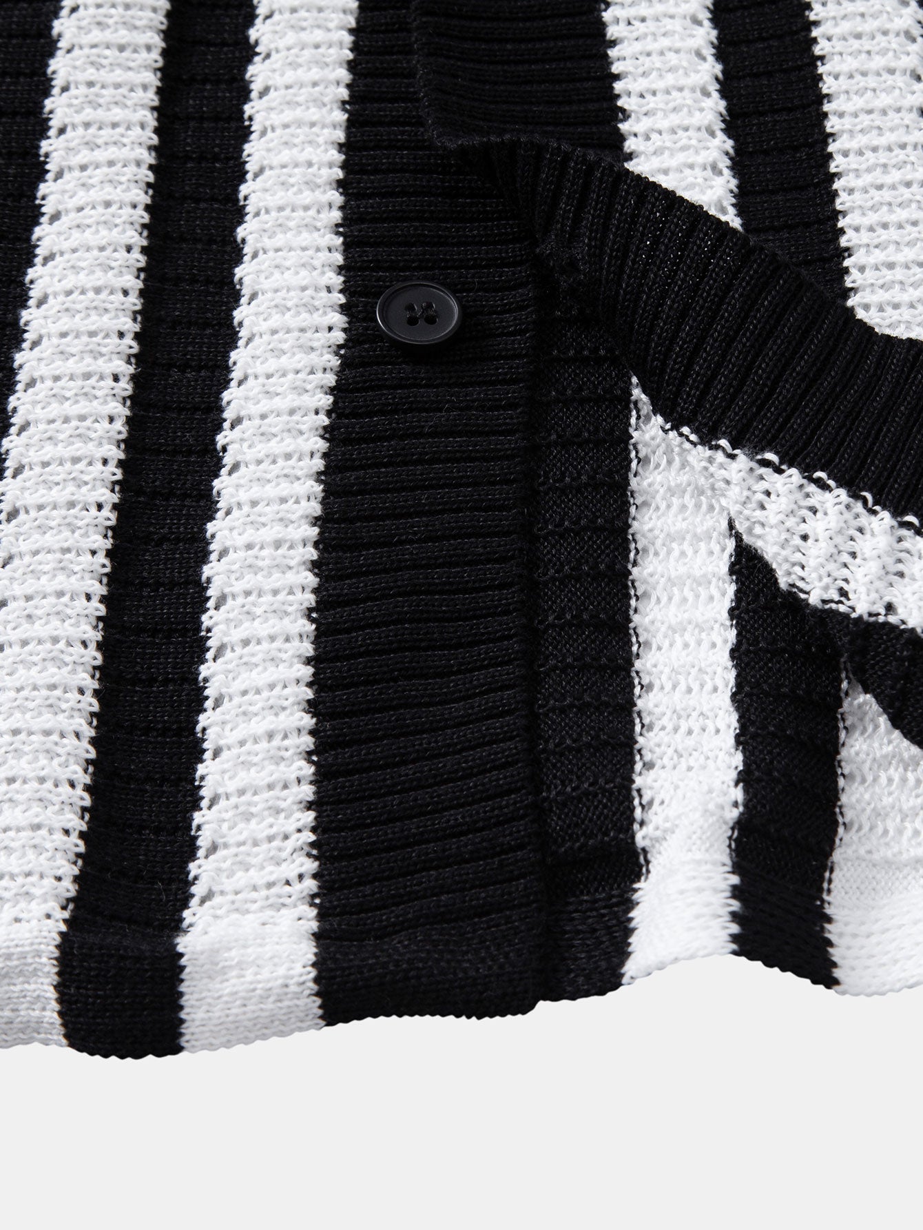 hola STRIPED SHIRT WITH DROP SHOULDERS