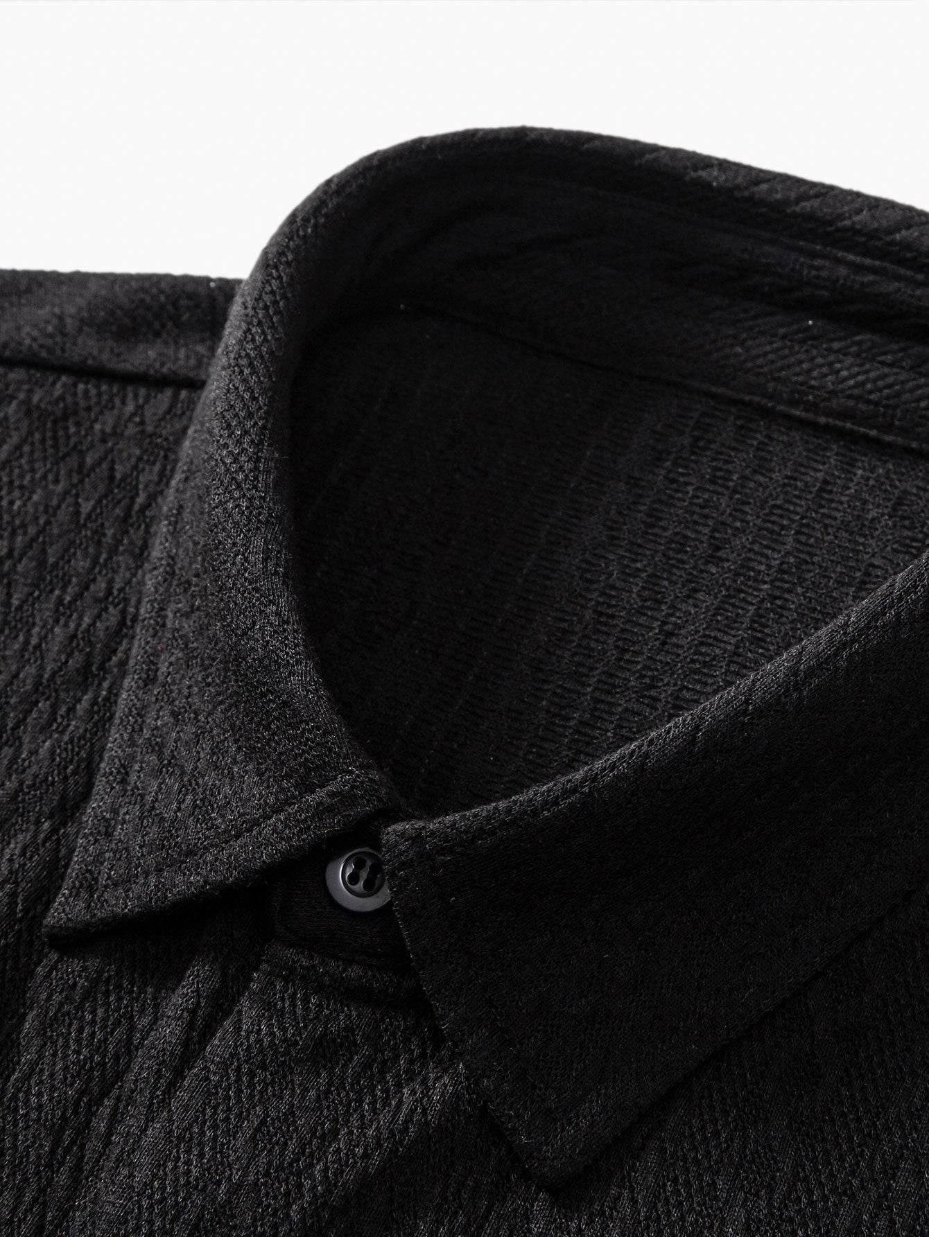 Asare® | Muscle Fit Jacquard Textured Shirt