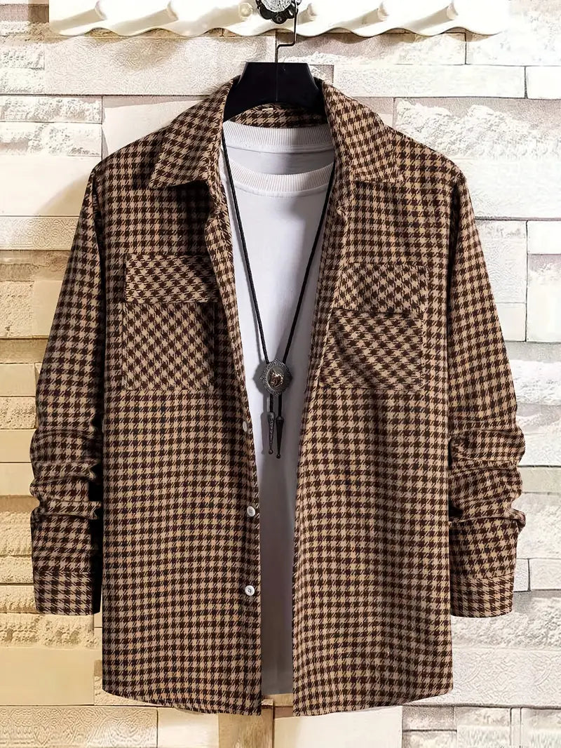 Finley® | Retro Checked Casual Shirt For Men