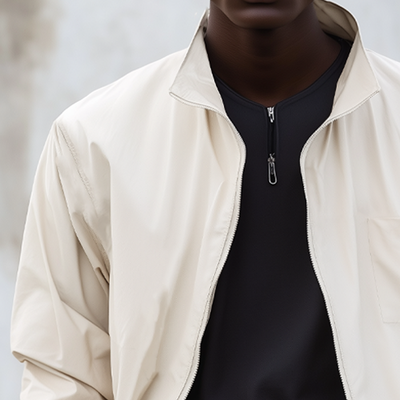 Santiago | Men'S Business Simple Stand Collar Zipper Jacket
