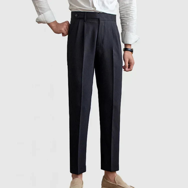 Severiano® | Straight Suit Trousers With High Waist